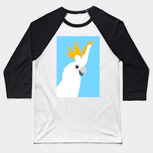 Cockatoo Bird Portrait Baseball T-Shirt